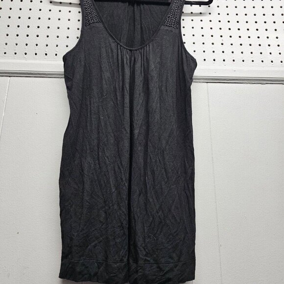 Lucy & Laurel Decorative Racerback Tank Top Women's M (Black) - Picture 4 of 9